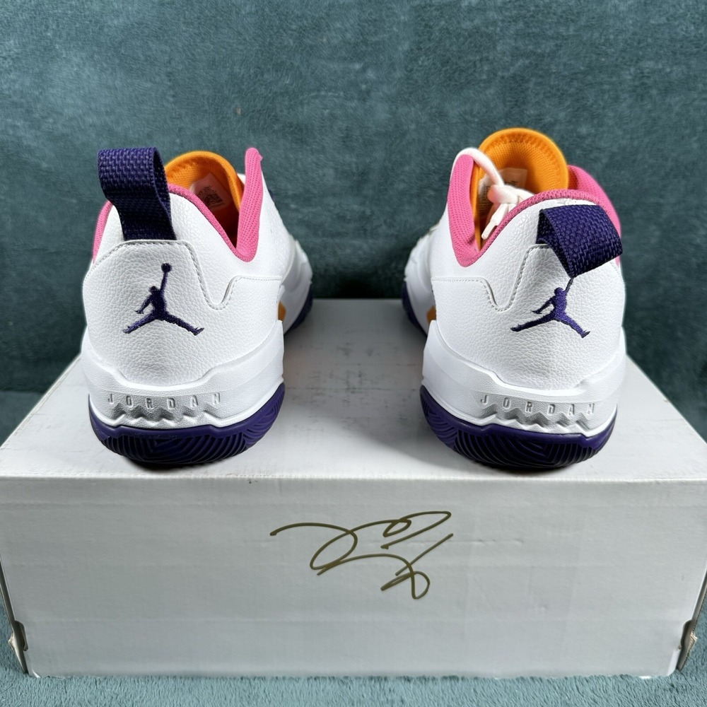 Jordan One Take 4 White/Purple/Gold Basketball Shoes Men's Size 11.5 DO7193-100‎ - Picture 5 of 8